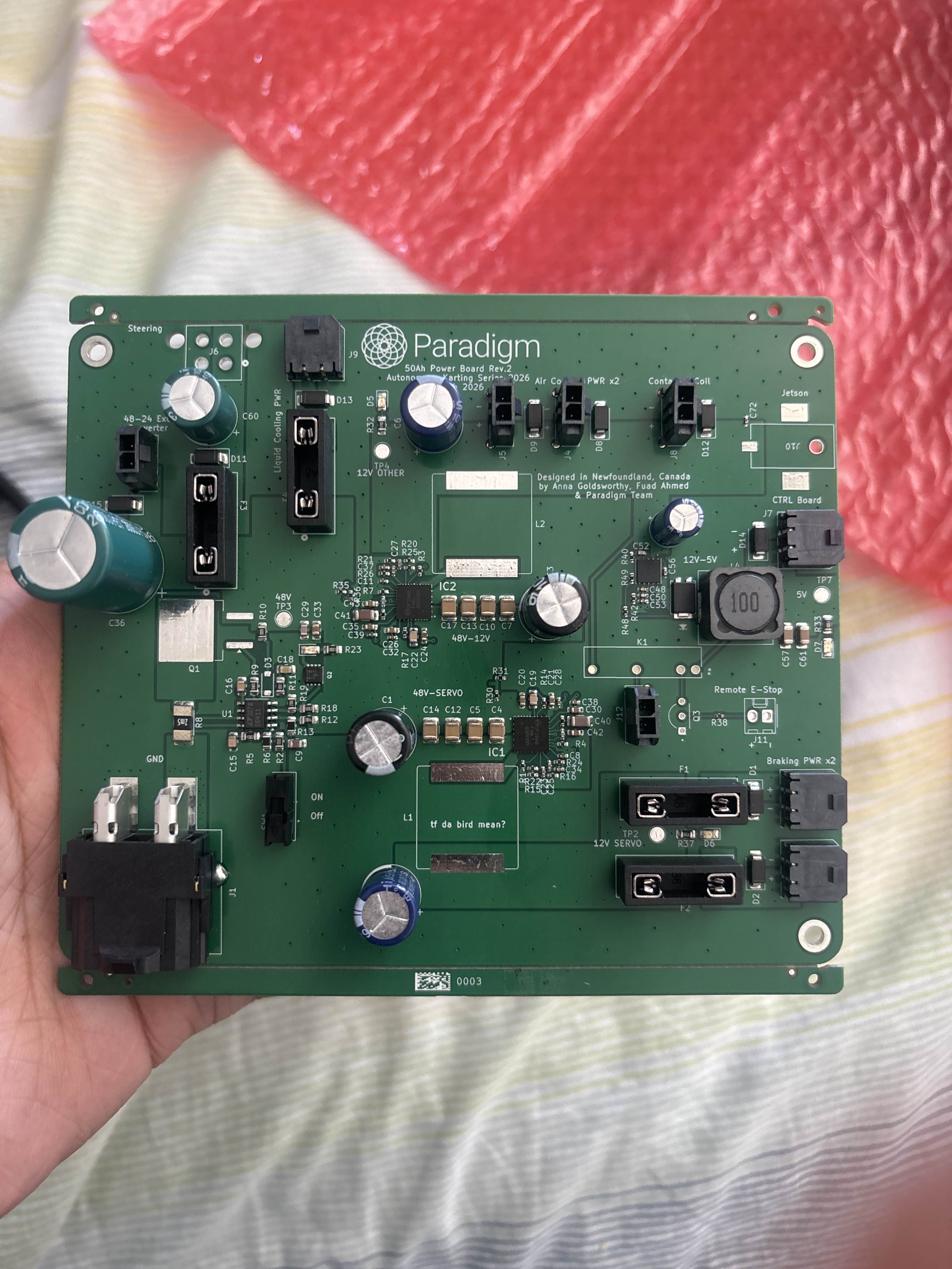 50Ah Power Board assembled